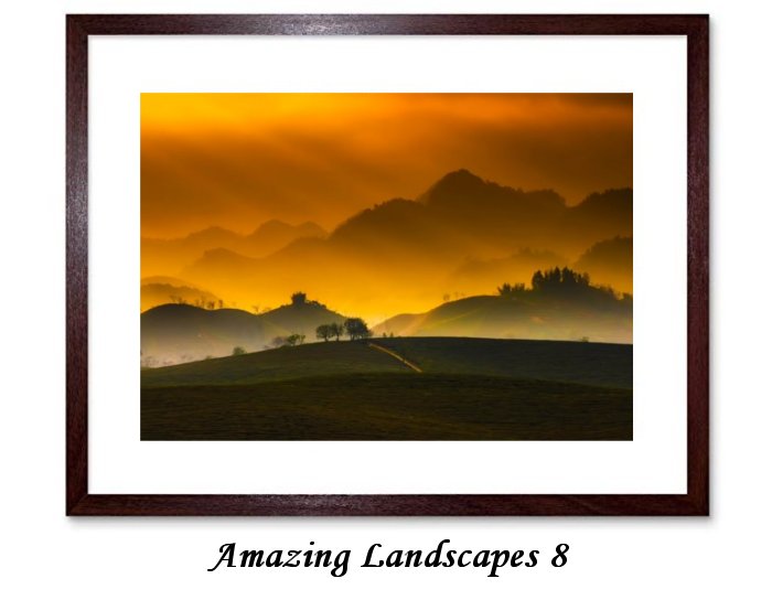 Amazing Landscapes Framed Print